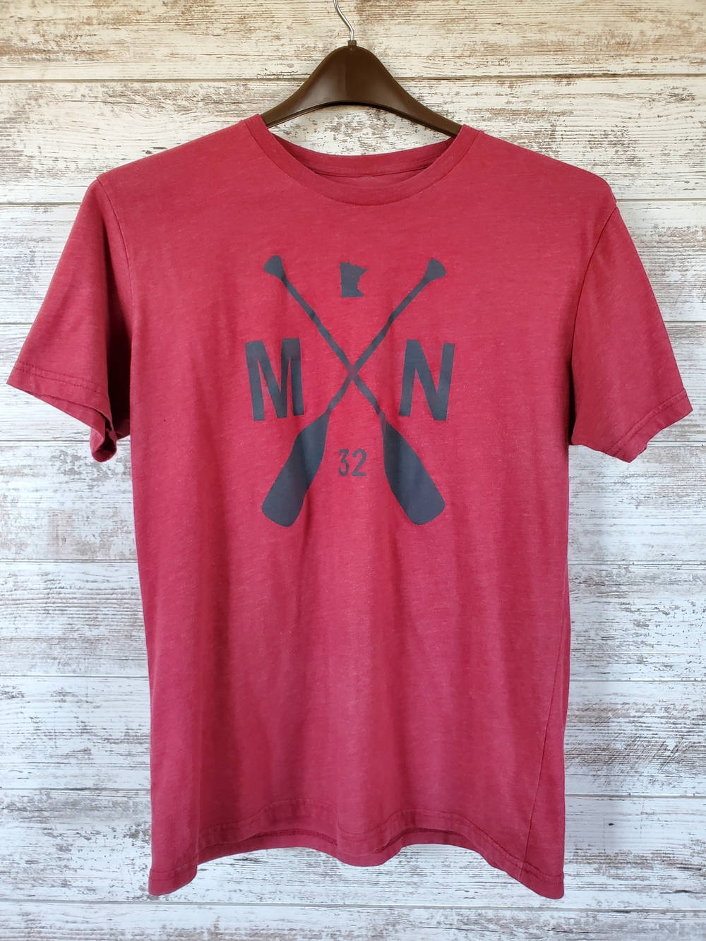 Sota Clothing Co. Minnesota MN Paddle Graphic T-Shirt Red